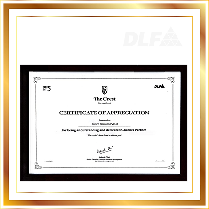 Certificate Of Appreciation