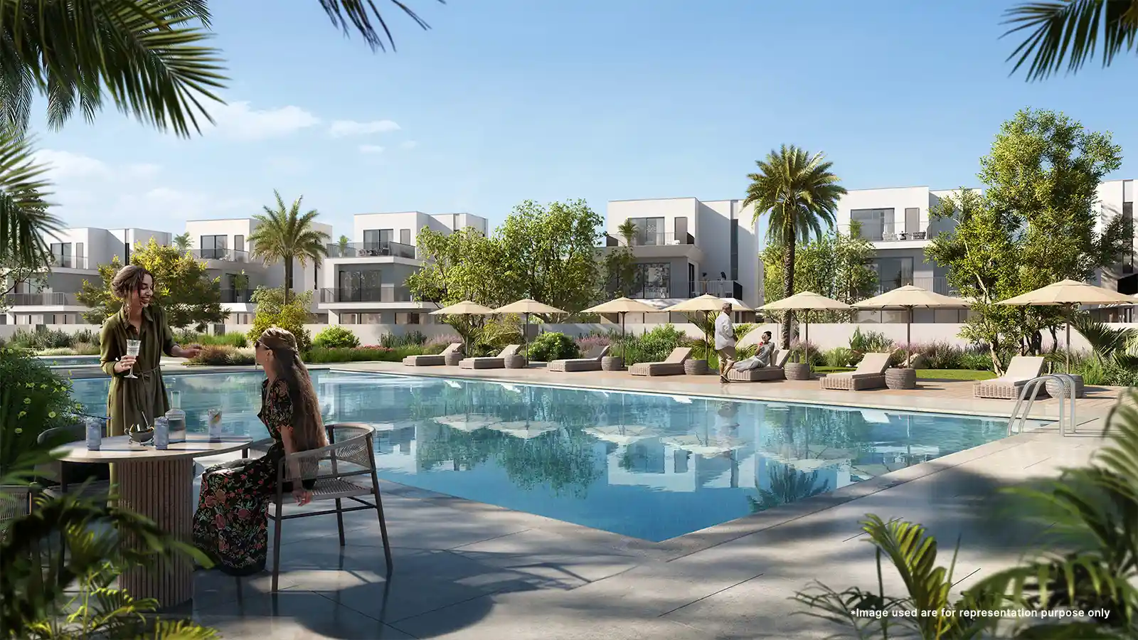 Golf Lane Resort style villa with pool