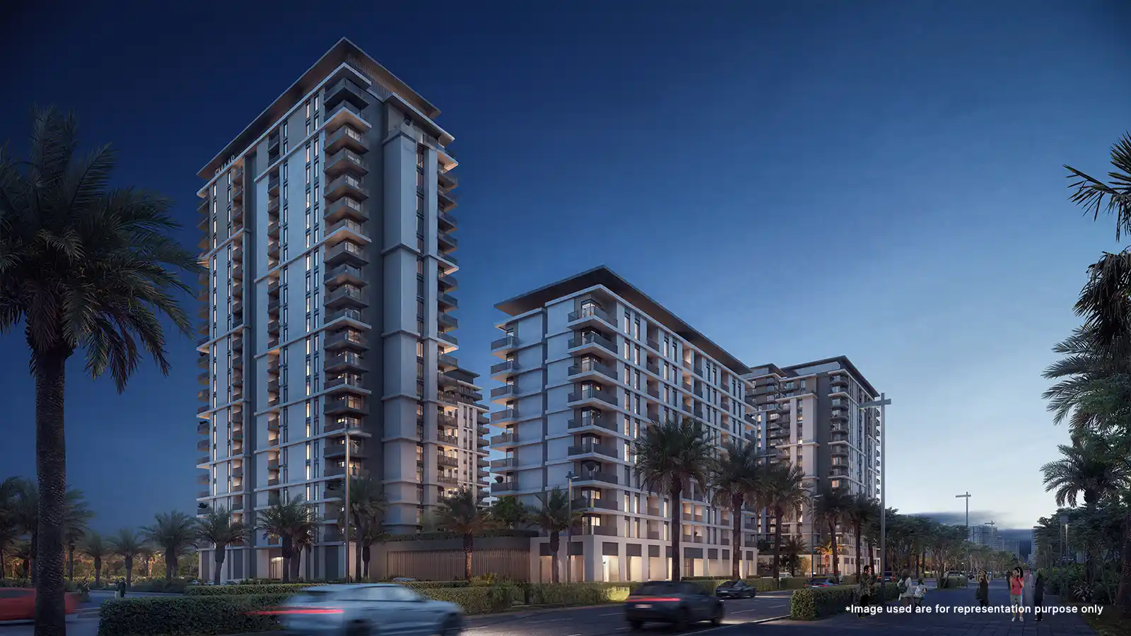 Emaar Park Lane Apartments and Townhouses At Dubai Hill Estate Modern living in lush green surroundings of Dubai.