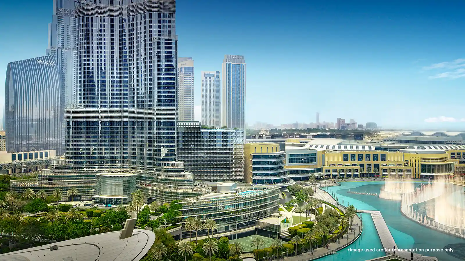 Luxury apartments at The Residences Burj Khalifa by Emaar at Downtown Dubai, offering breathtaking city views and elegant design
