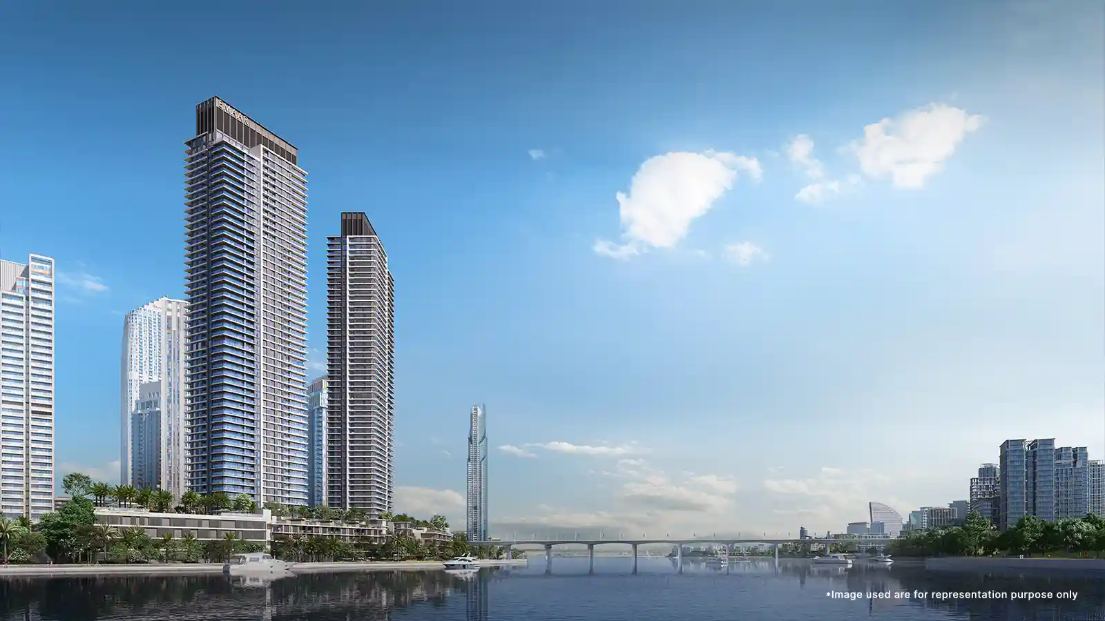 Luxury apartments and at Emaar Creek Water Phase 2, Dubai Creek Harbour skyline views